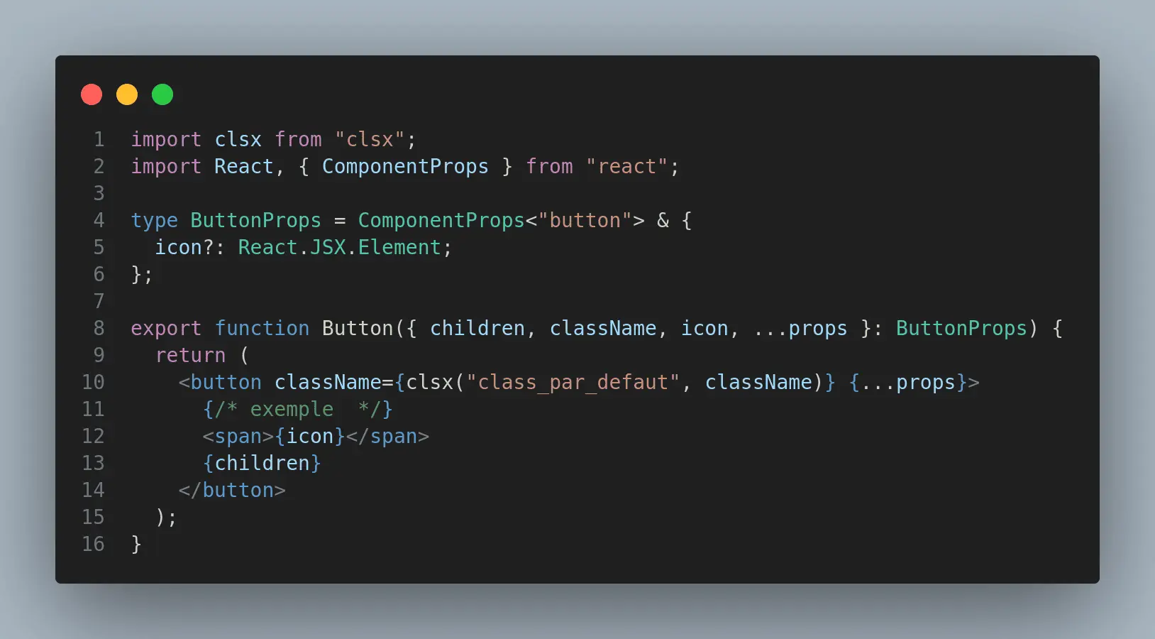 ComponentProps react